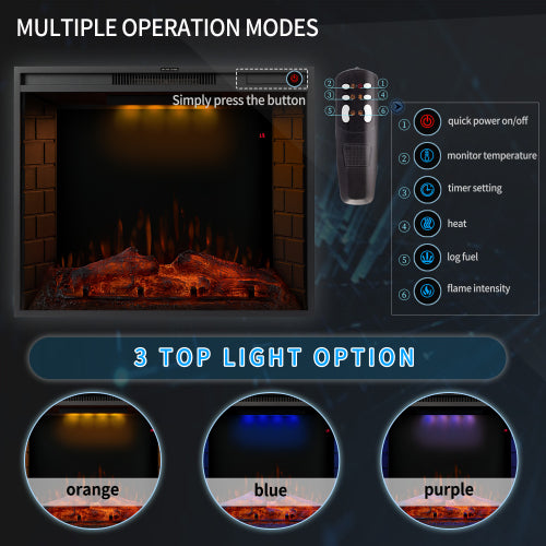 LED Recessed Electric Fireplace-thumbmail-3