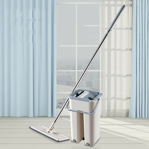 Flat Squeeze Magic Automatic Mop And Bucket-thumbmail-5