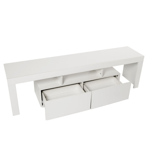Morden TV Stand with LED Light-thumbmail-2