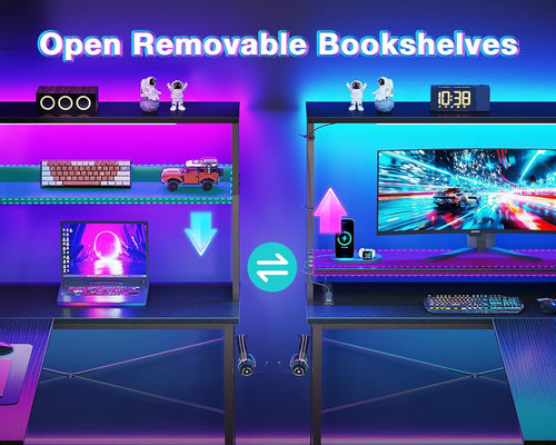 Gaming Desk with LED Light-thumbmail-6